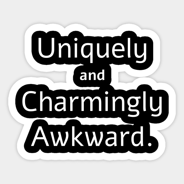 Charmingly Unique Introvert Sticker by Introvert Haven